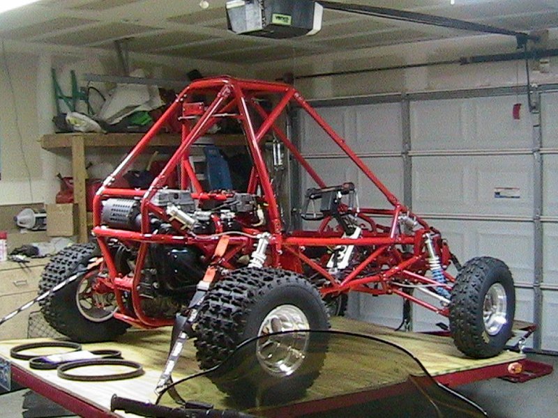 John C's long travel rear